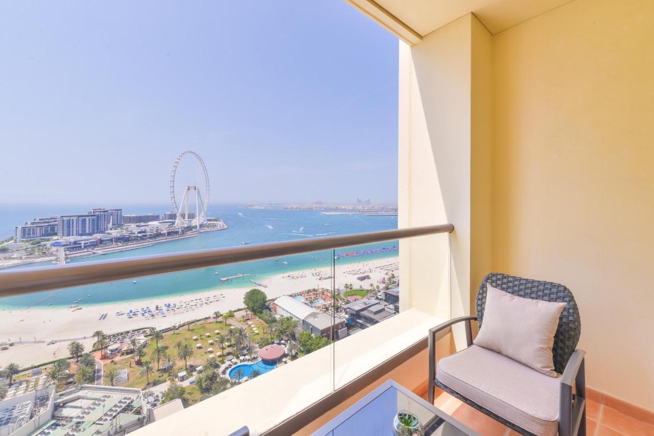 Luxury Jbr - Full Sea View - Free 5* Beach Resorts Access 두바이 외부 사진