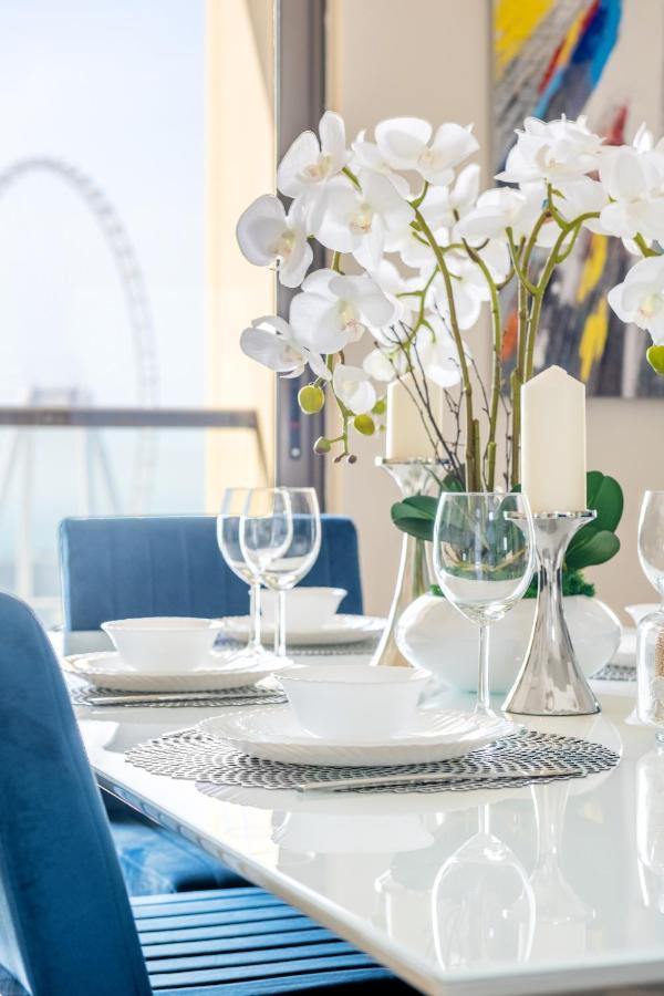 Luxury Jbr - Full Sea View - Free 5* Beach Resorts Access 두바이 외부 사진