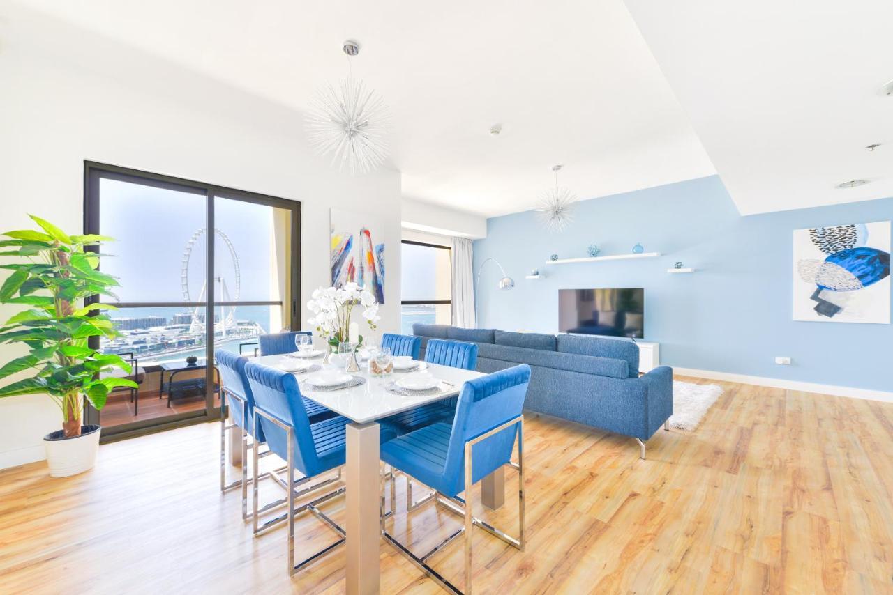 Luxury Jbr - Full Sea View - Free 5* Beach Resorts Access 두바이 외부 사진
