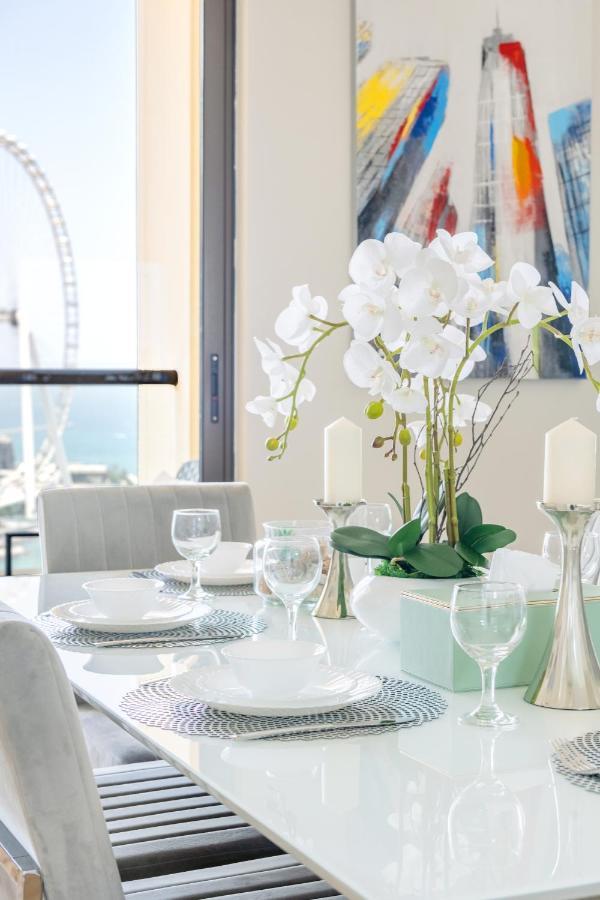 Luxury Jbr - Full Sea View - Free 5* Beach Resorts Access 두바이 외부 사진