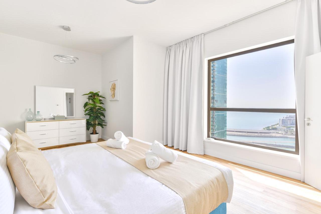 Luxury Jbr - Full Sea View - Free 5* Beach Resorts Access 두바이 외부 사진