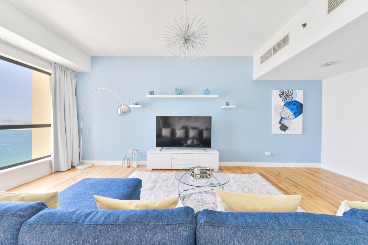 Luxury Jbr - Full Sea View - Free 5* Beach Resorts Access 두바이 외부 사진