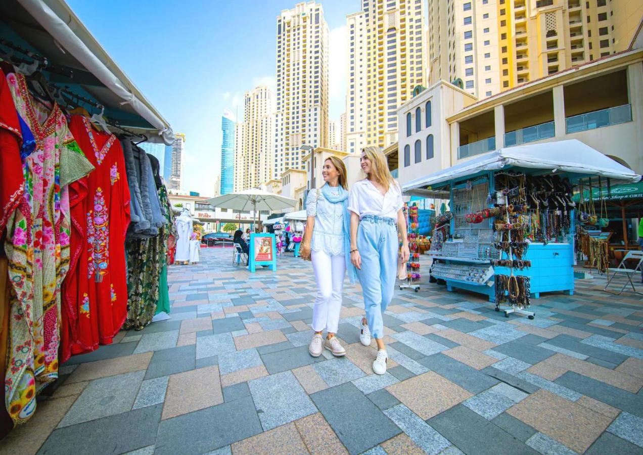 Luxury Jbr - Full Sea View - Free 5* Beach Resorts Access 두바이 외부 사진