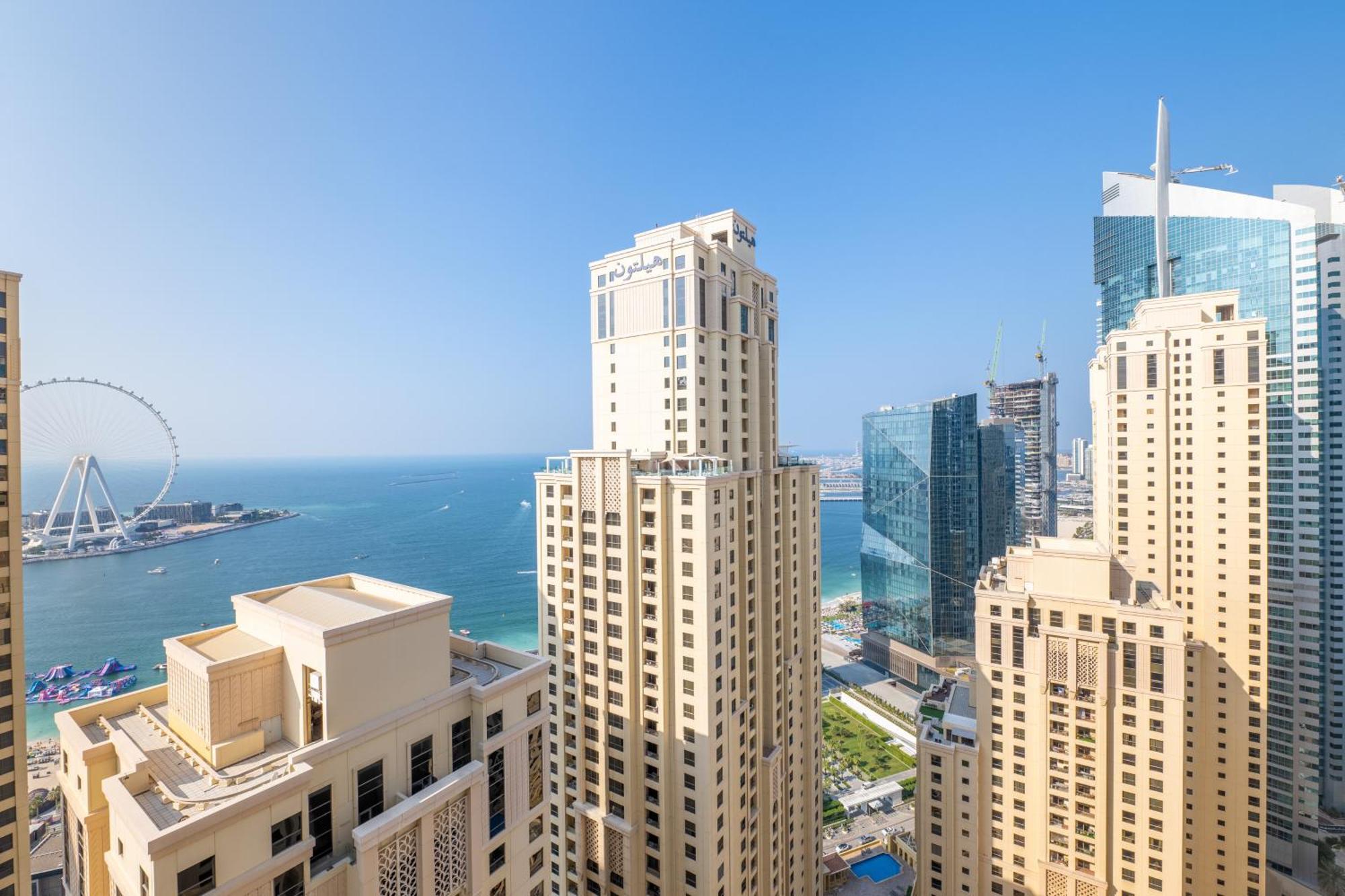 Luxury Jbr - Full Sea View - Free 5* Beach Resorts Access 두바이 외부 사진