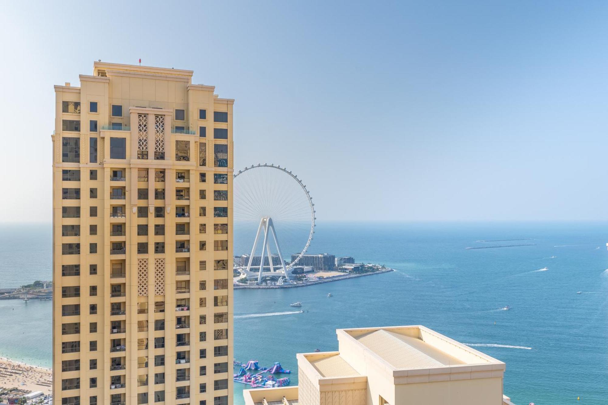 Luxury Jbr - Full Sea View - Free 5* Beach Resorts Access 두바이 외부 사진