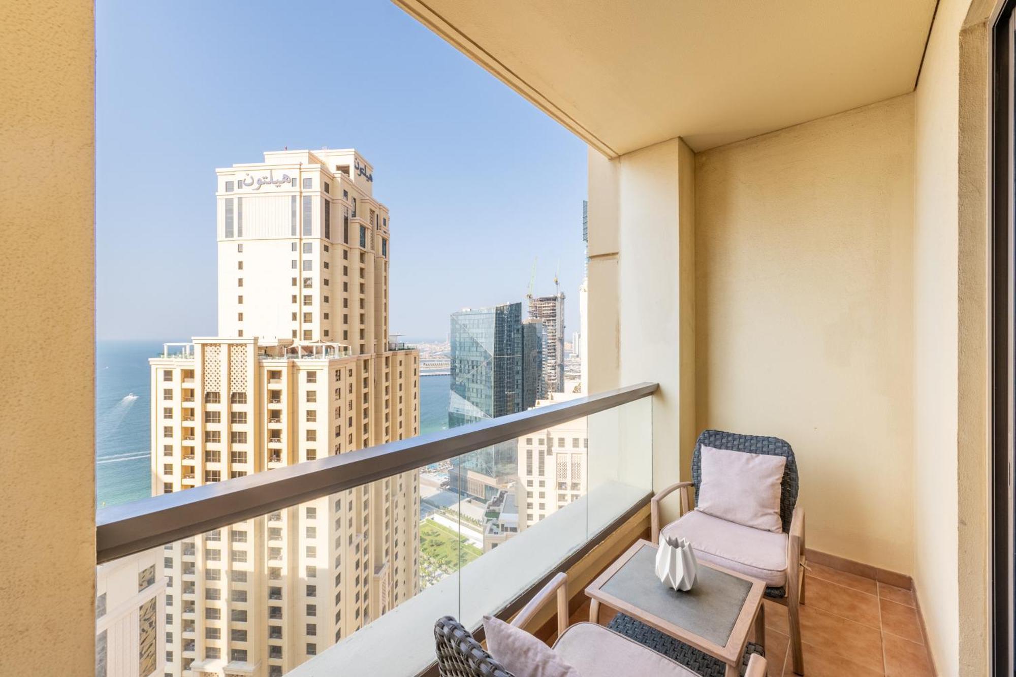 Luxury Jbr - Full Sea View - Free 5* Beach Resorts Access 두바이 외부 사진