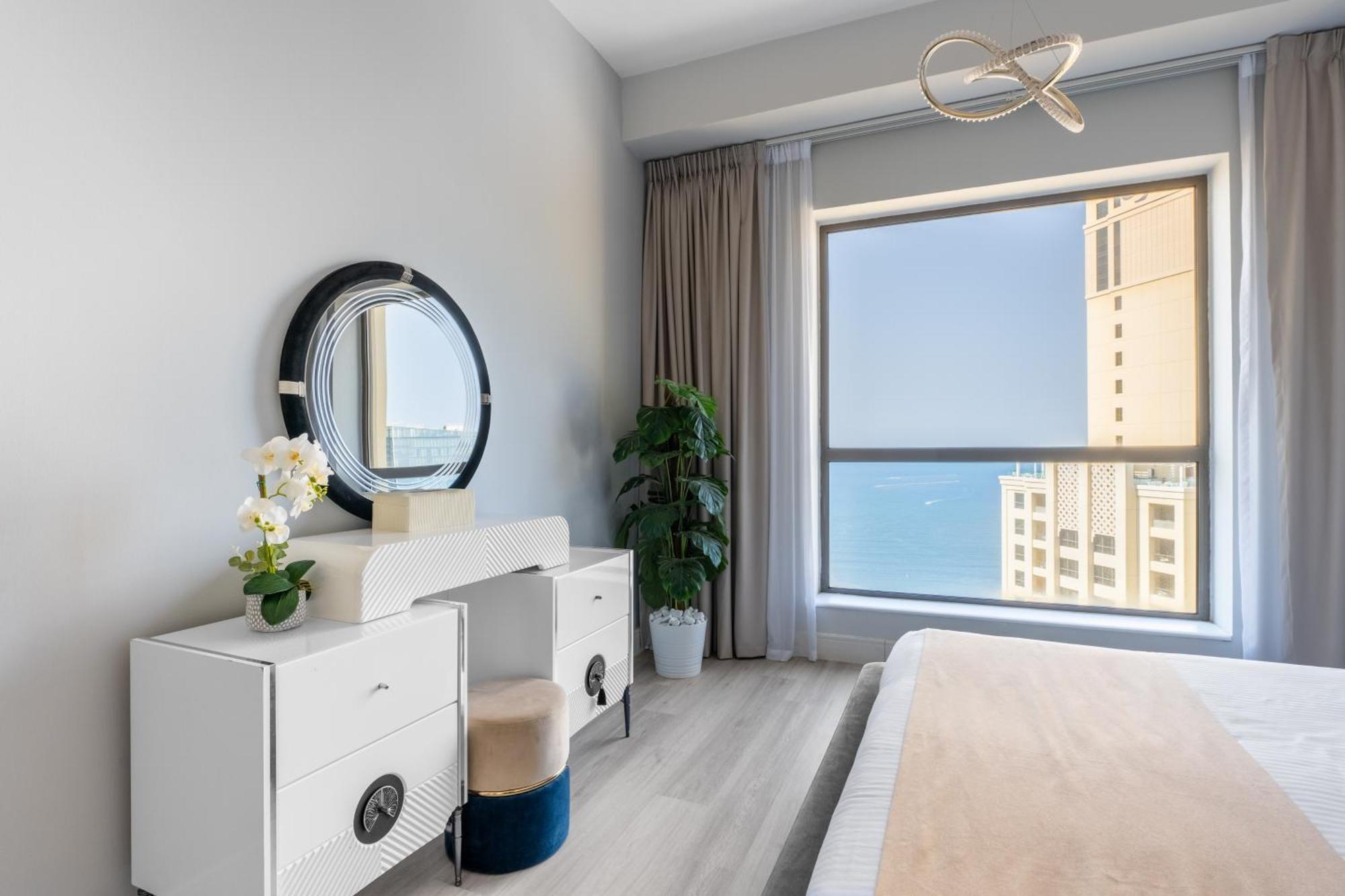 Luxury Jbr - Full Sea View - Free 5* Beach Resorts Access 두바이 외부 사진