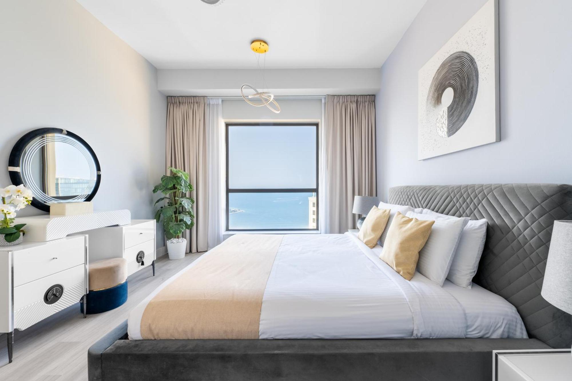 Luxury Jbr - Full Sea View - Free 5* Beach Resorts Access 두바이 외부 사진