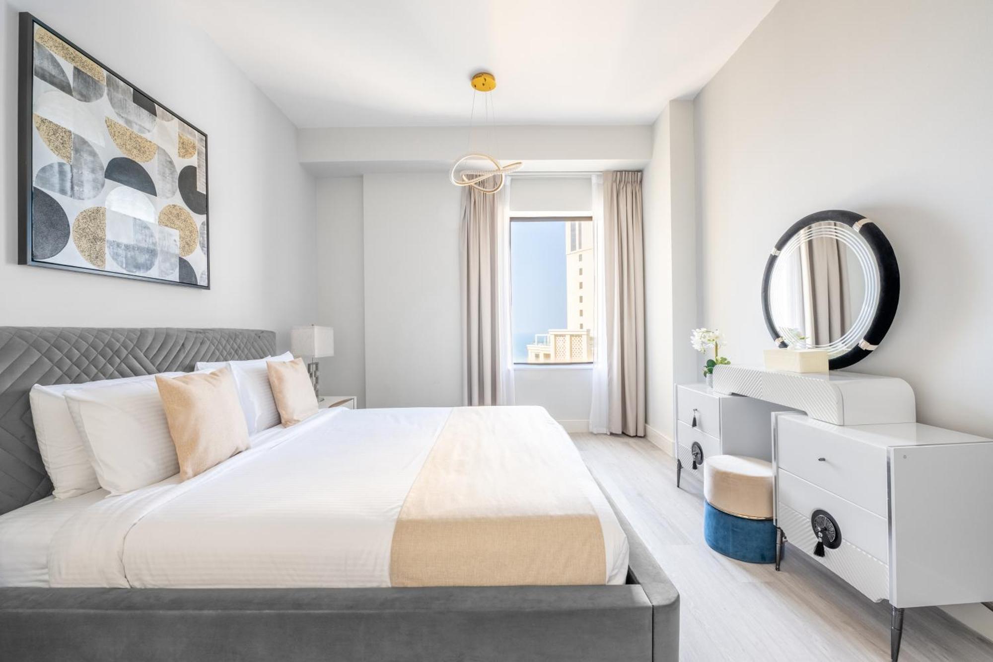 Luxury Jbr - Full Sea View - Free 5* Beach Resorts Access 두바이 외부 사진